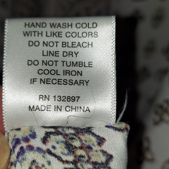 Womans Rose & Olive BOHO look Shirt Top in size Large - Picture 7 of 8